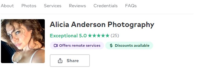 Alicia Anderson Wedding Photography Testimonial